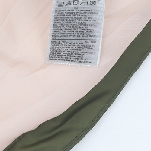 Gap Women's Green Puffer Waistcoat Size 10