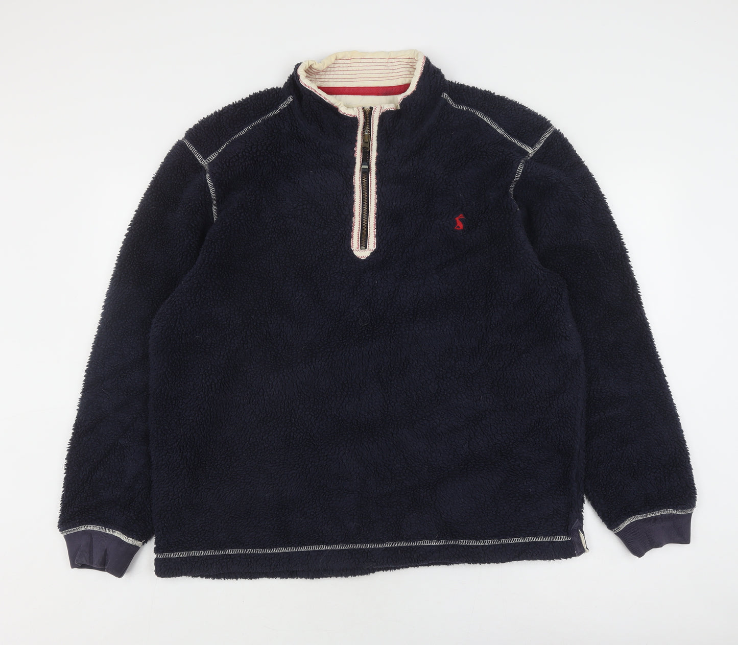 Joules Blue Fleece Pullover XL Casual Unisex Adults