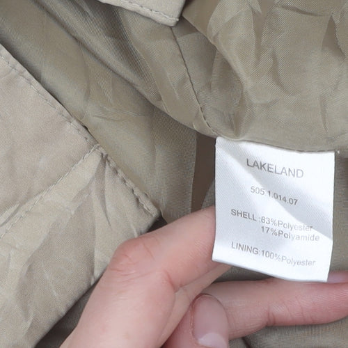 Lakeland Women's Beige Anorak Jacket with Snap Closure