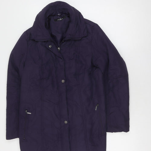 David Barry Women's Purple Basic Jacket Size 12