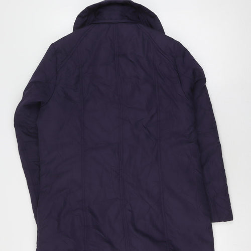 David Barry Women's Purple Basic Jacket Size 12