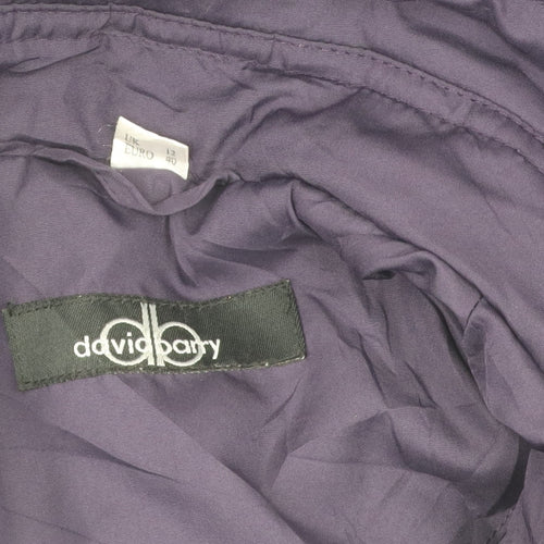David Barry Women's Purple Basic Jacket Size 12