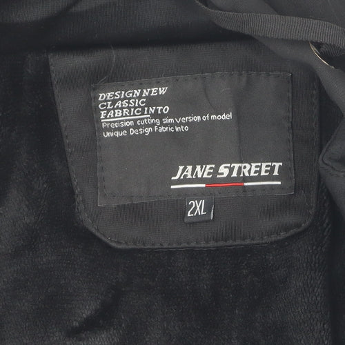 Jane Street Men’s Black 2XL Hooded Puffer Jacket