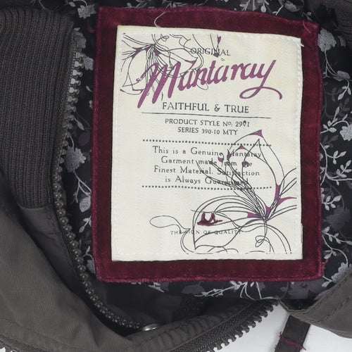 Mantaray Women's Brown Zip Jacket Size 12
