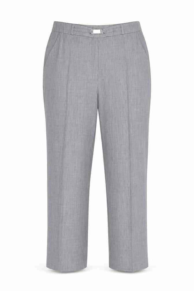 Front view of Honor Millburn Grey Women's Dress Pants, size 12