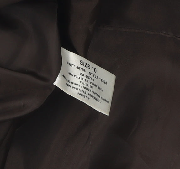 Windsmoor Women's Brown Striped Coat, Size 10