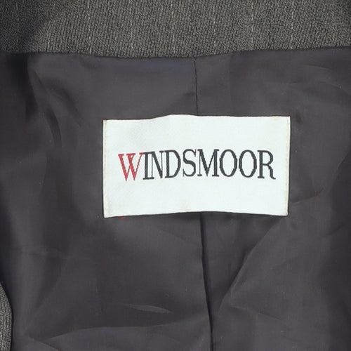 Windsmoor Women's Brown Striped Coat, Size 10