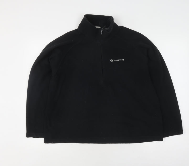 Sprayway Black Unisex Pullover Sweatshirt M
