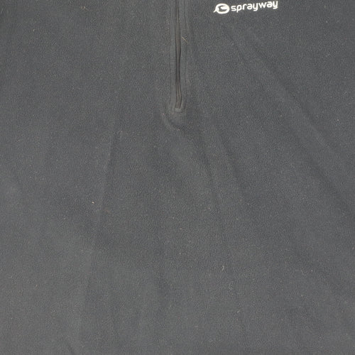 Sprayway Black Unisex Pullover Sweatshirt M