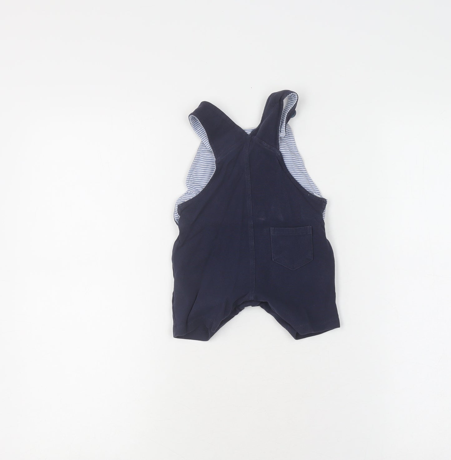 Jasper Conran Unisex Baby Blue Dungaree 6-9 Months