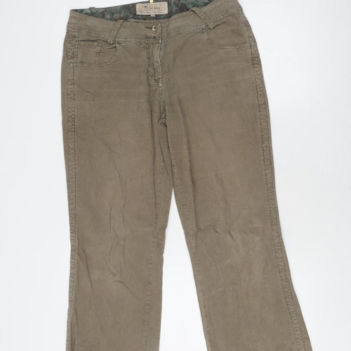 Fat Face Women's Brown Chino Trousers Size 12