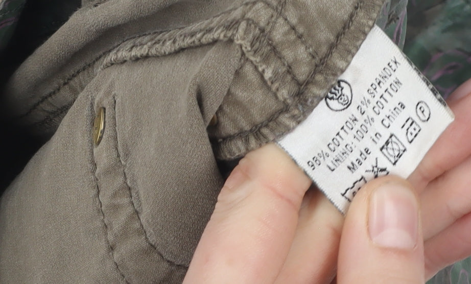 Fat Face Women's Brown Chino Trousers Size 12