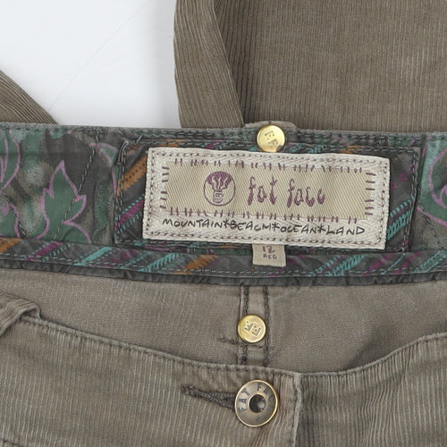 Fat Face Women's Brown Chino Trousers Size 12