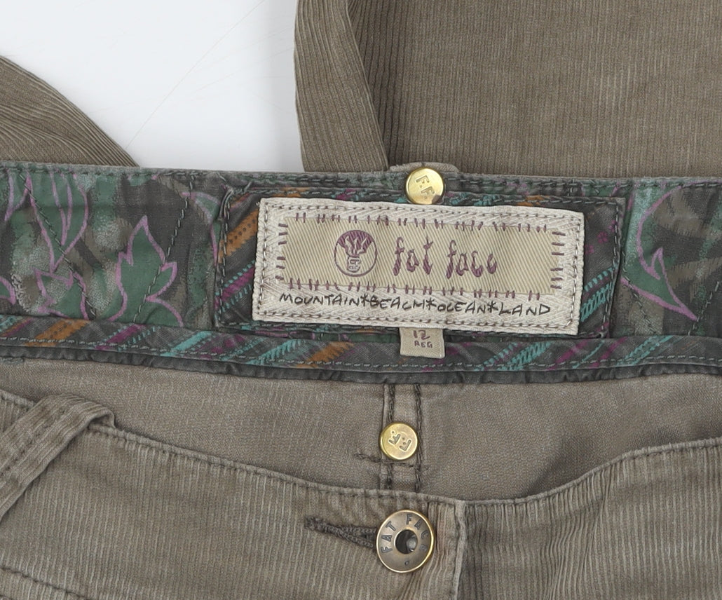 Fat Face Women's Brown Chino Trousers Size 12