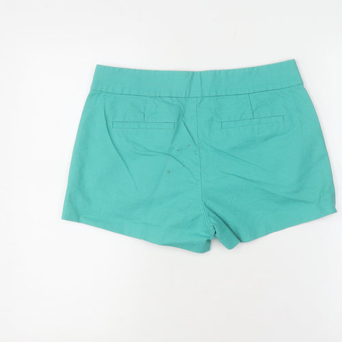 J.Crew Women's Green Pleated Shorts Size 4