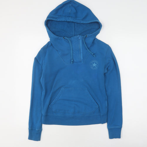 Converse Women's Blue Pullover Hoodie XS