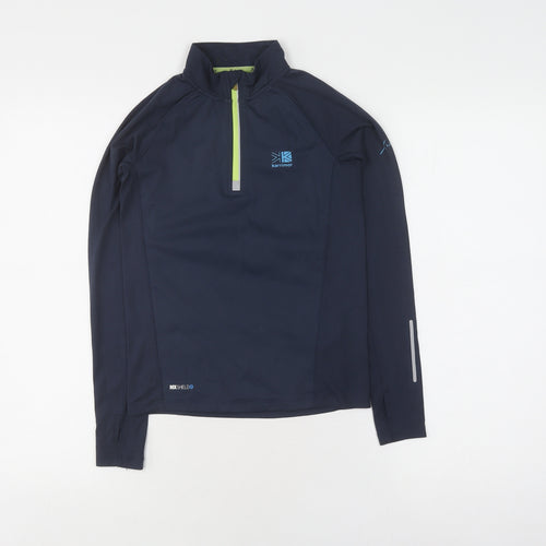 Karrimor Unisex Kids Black Full Zip Sweatshirt 9-10 Yrs