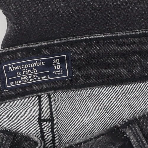 Abercrombie & Fitch Men’s Grey Skinny Ankle Jeans
