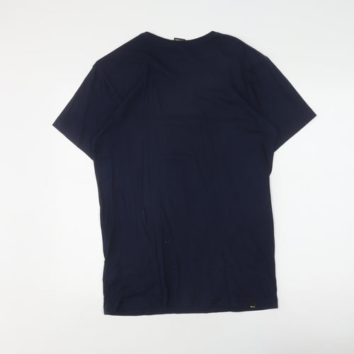 Bench Men's Black Graphic T-shirt Size S