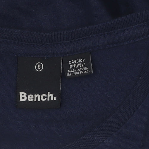 Bench Men's Black Graphic T-shirt Size S