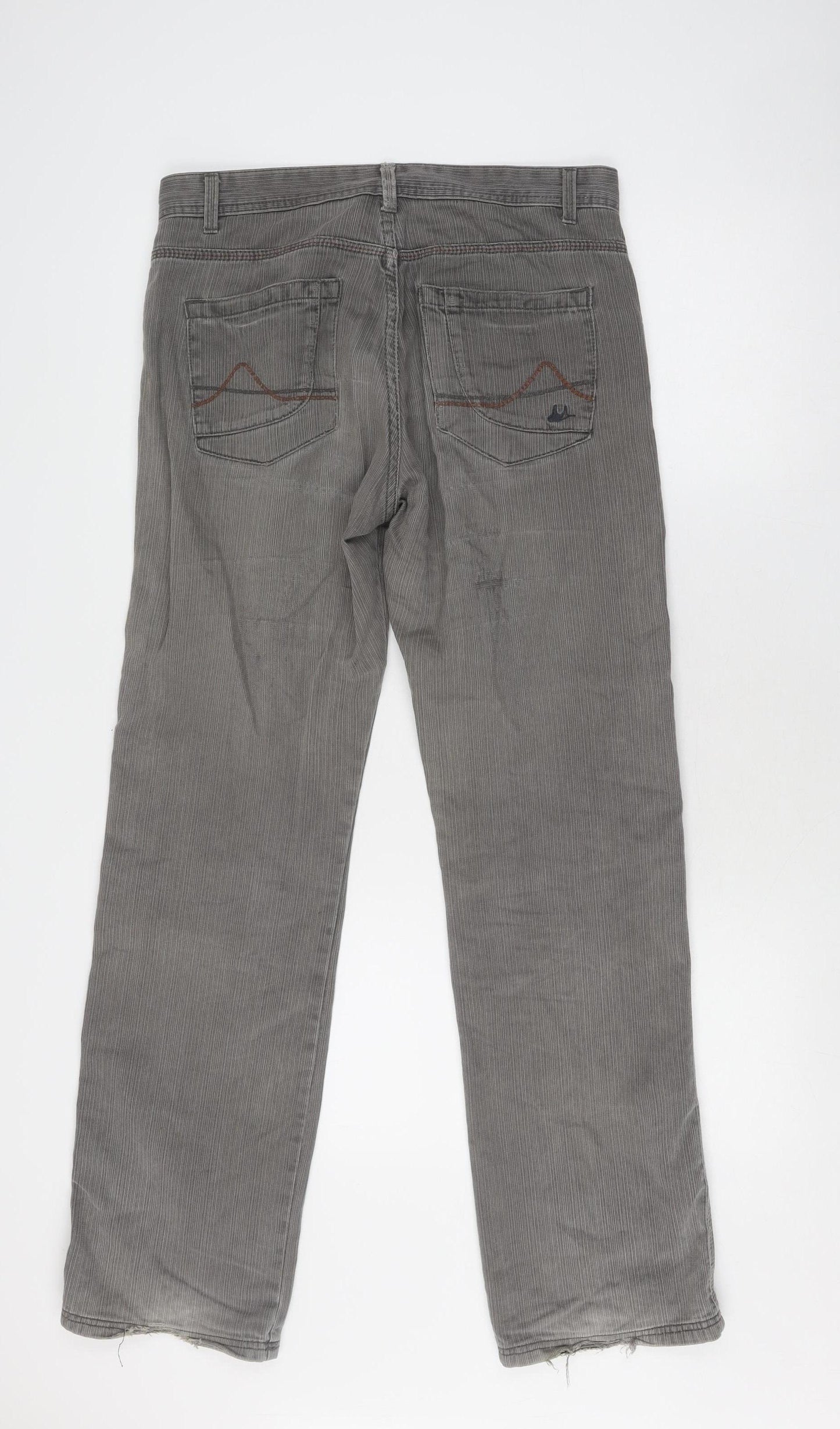 Mantaray Women's Grey Straight Jeans Size 30 Regular