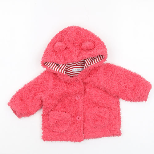 Baby Boden Pink Fleece Jacket 3-6 Months