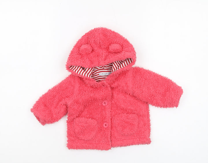 Baby Boden Pink Fleece Jacket 3-6 Months