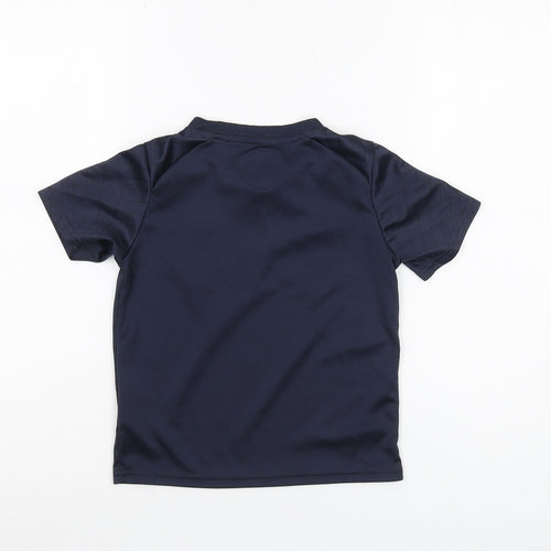 Puma Boys Black T-Shirt 5-6 Years Football Style