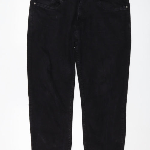 Urbanfit Men's Black Slim Stretch Jeans 38R