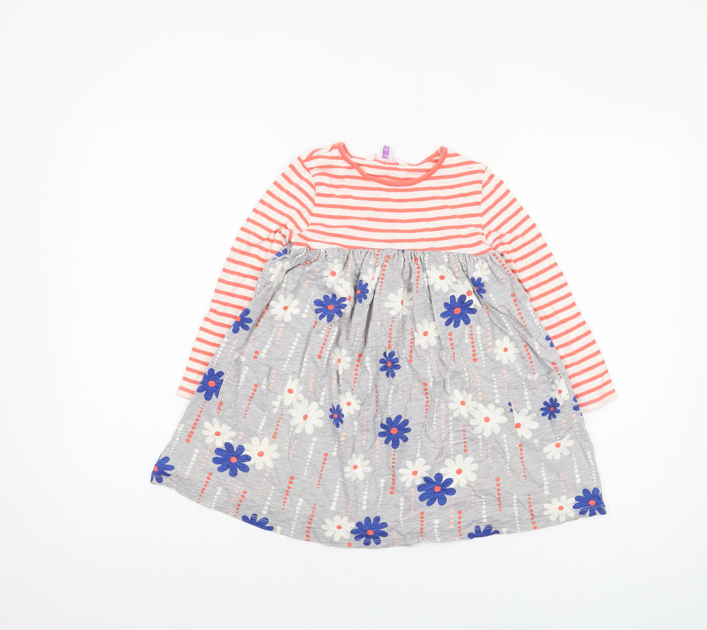John Lewis Girls' Multicoloured A-Line Dress, Size 5