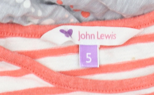 John Lewis Girls' Multicoloured A-Line Dress, Size 5