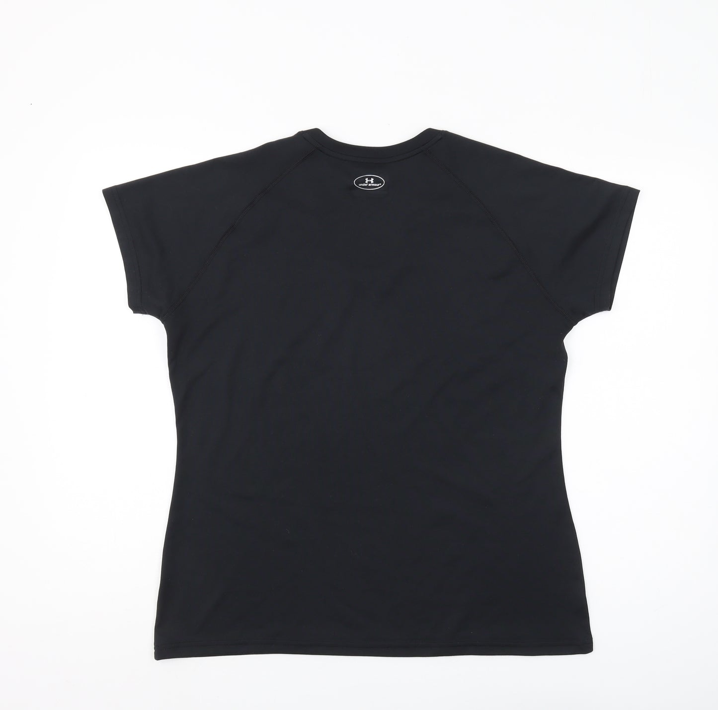 Under Armour Women's Black V-Neck T-Shirt Size L