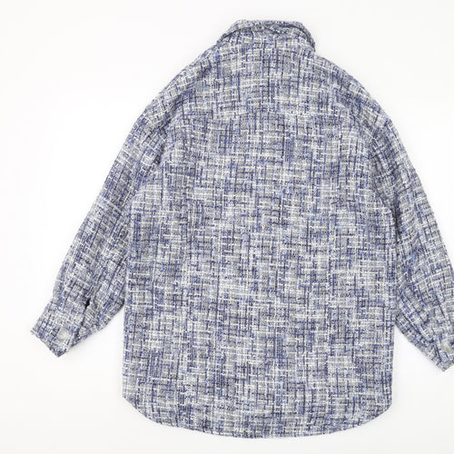 Denim Wardrobe Women's Blue Tweed Jacket Size 10