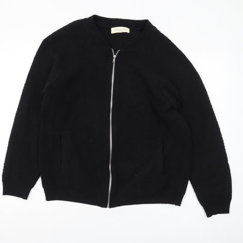 Frederik Anderson Copenhagen Men's Black Full Zip Jumper, L