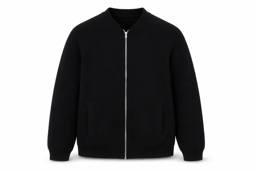 Frederik Anderson Copenhagen Men's Black Full Zip Jumper, L
