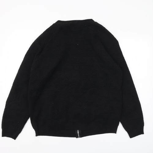 Frederik Anderson Copenhagen Men's Black Full Zip Jumper, L