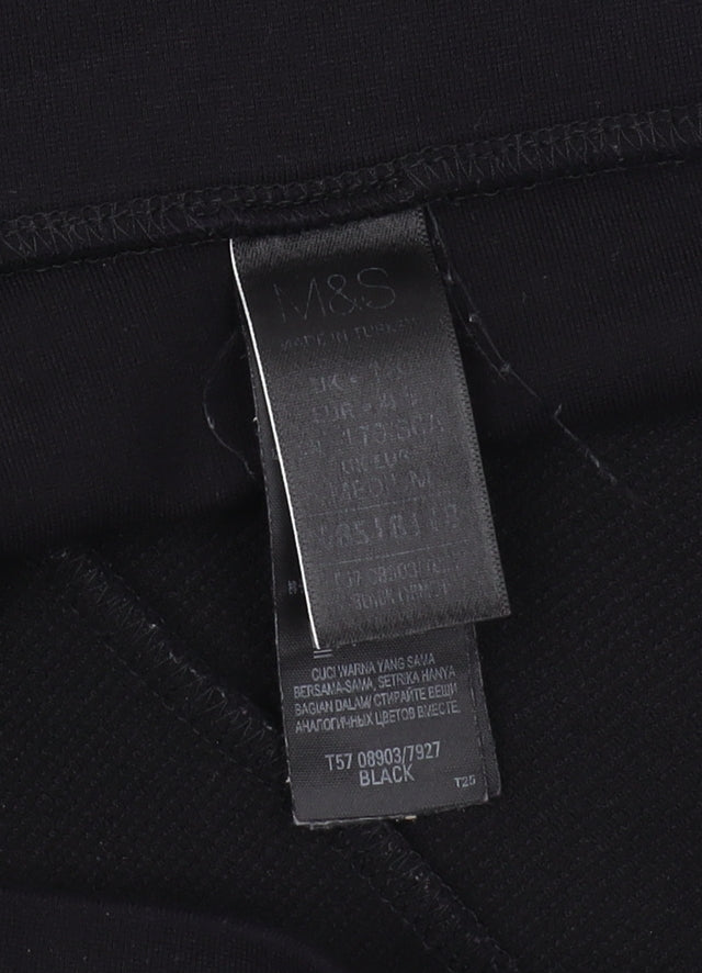 Marks and Spencer Women's Black Joggers, Size M
