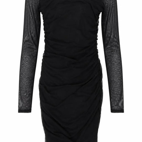 Pink Vanilla Women's Black Bodycon Party Dress Size 6