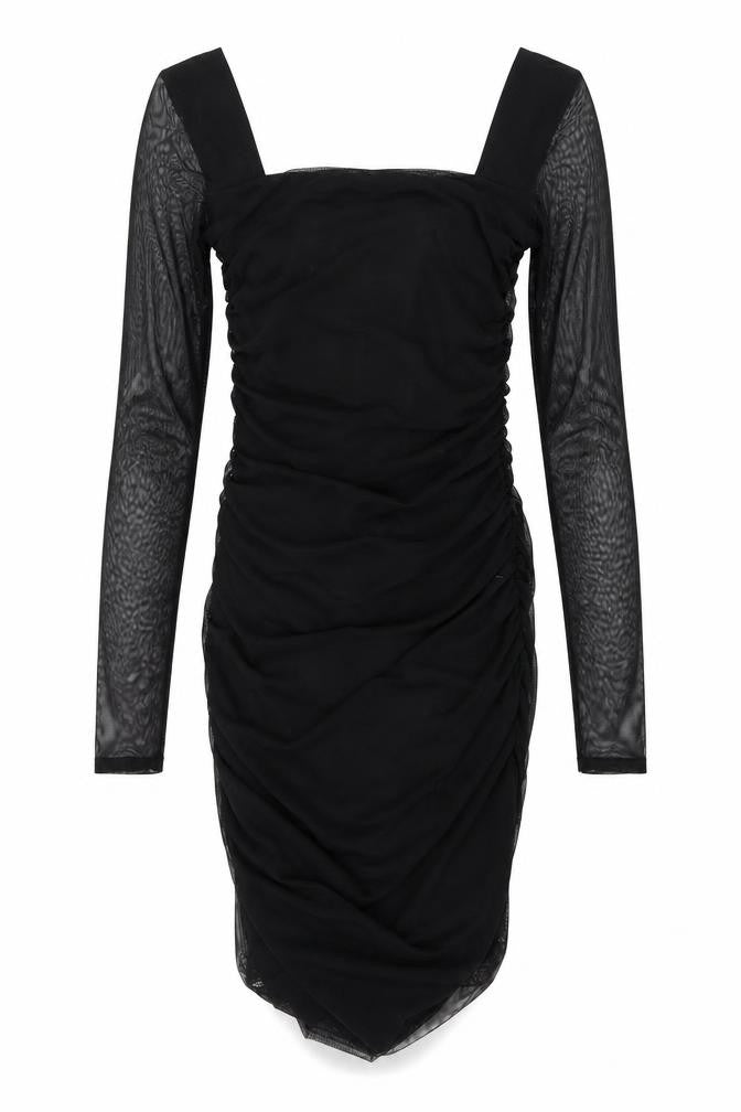 Pink Vanilla Women's Black Bodycon Party Dress Size 6
