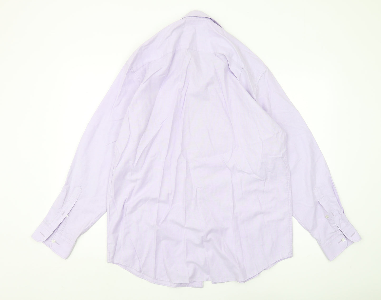 Debenhams Men's Purple Long Sleeve Button-Up Shirt