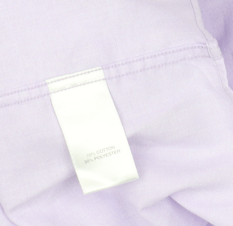Debenhams Men's Purple Long Sleeve Button-Up Shirt
