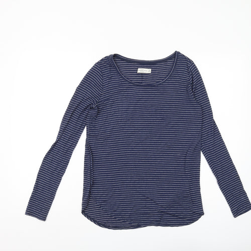 Abercrombie & Fitch Blue Striped Women’s T-Shirt XS