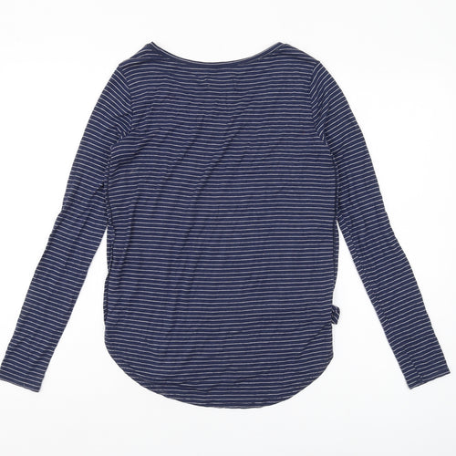 Abercrombie & Fitch Blue Striped Women’s T-Shirt XS