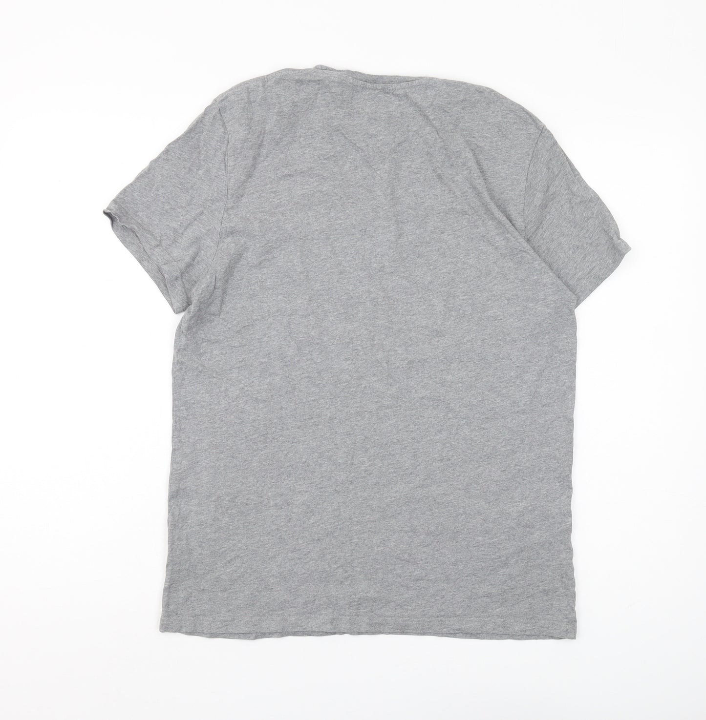 Jack Wills Men's Grey S Logo T-Shirt, Cotton, Casual
