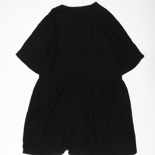 ASOS Women's Black Shirt Dress Size 8 Casual Style