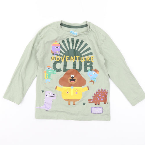 Hey Duggee Boys Long Sleeve Green T-Shirt - Size S