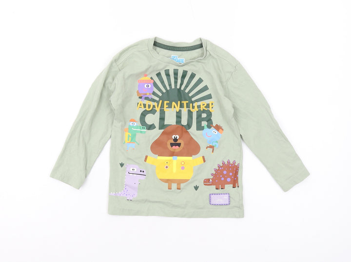 Hey Duggee Boys Long Sleeve Green T-Shirt - Size S