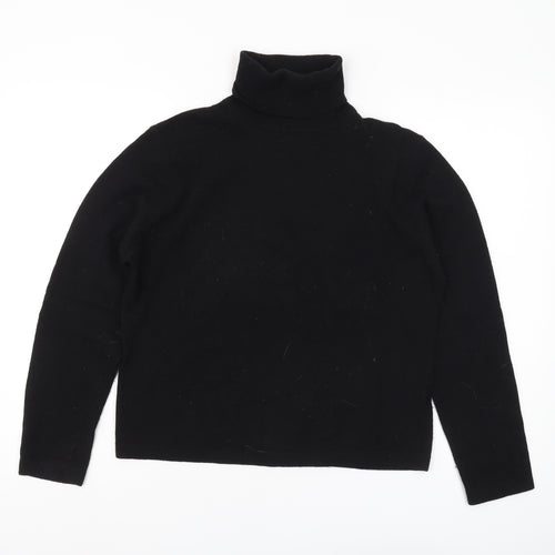 Phase Eight Women's Black Roll Neck Jumper Size 14