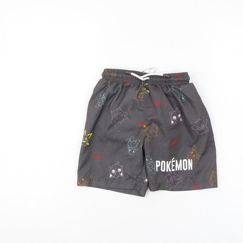 Pokémon Boys Black Swim Shorts Size 2 Years
