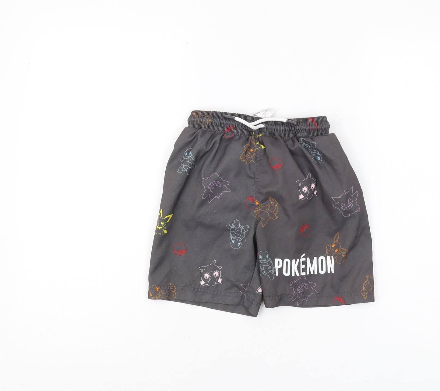 Pokémon Boys Black Swim Shorts Size 2 Years